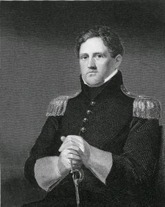 Winfield Scott vezérőrnagy (1786-1866) William G. Armstrong (1823-90) metszete